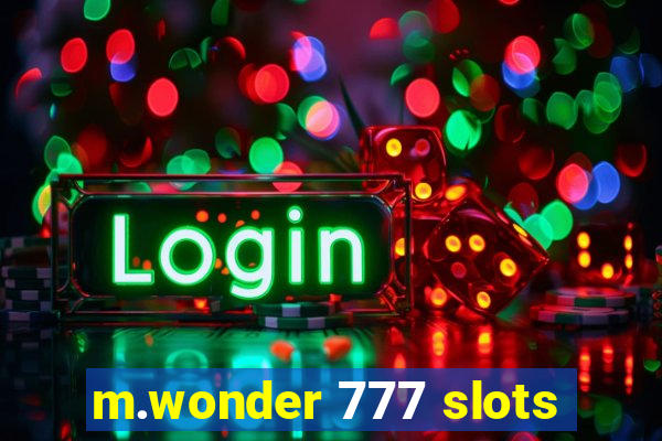 m.wonder 777 slots